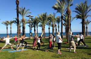 Yoga Session by Bettina Winter